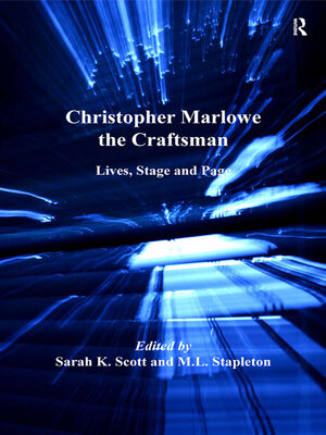 cover image of Christopher Marlowe the Craftsman